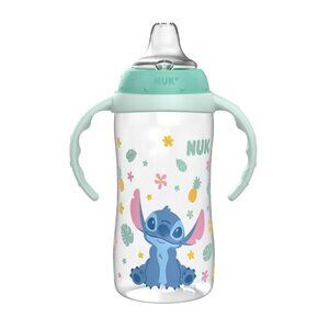 NUK 10oz Disney Stitch Large Learner Cup – Spill-Proof Toddler Sippy